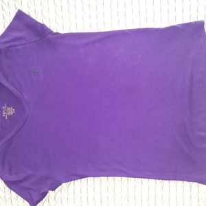 Ralph Lauren Womens Short Sleeve Cotton V-Neck T-S